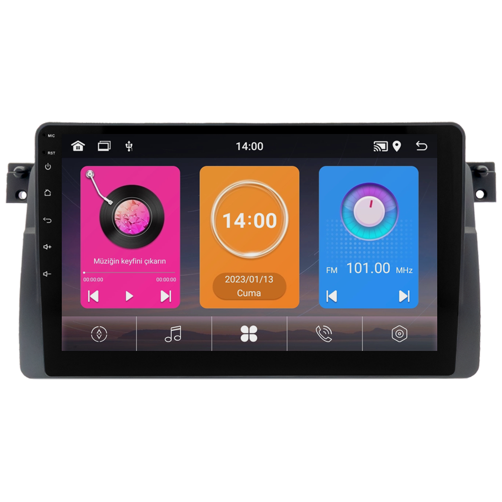 BMW 3 Serisi E46 Android Multimedya Sistemi (1997-2005)